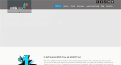 Desktop Screenshot of mhkprint.com
